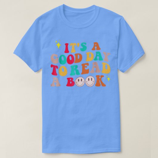 T-shirt C'Est Un Bon Jour Pour Lire Un Livre Retro Reading (Design devant)