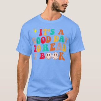 T-shirt C'Est Un Bon Jour Pour Lire Un Livre Retro Reading