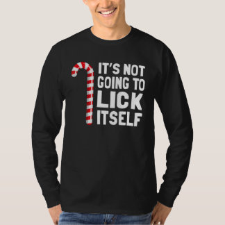 T-shirt C'est un bonbon de Noël en forme de canne qui ne v