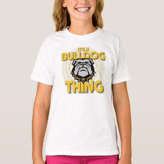 T-shirt C'est un bulldog basket-ball chemise - crème