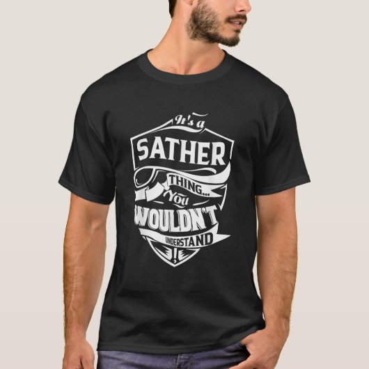 T-shirt C'est un cadeau de choses SATHER (Devant)