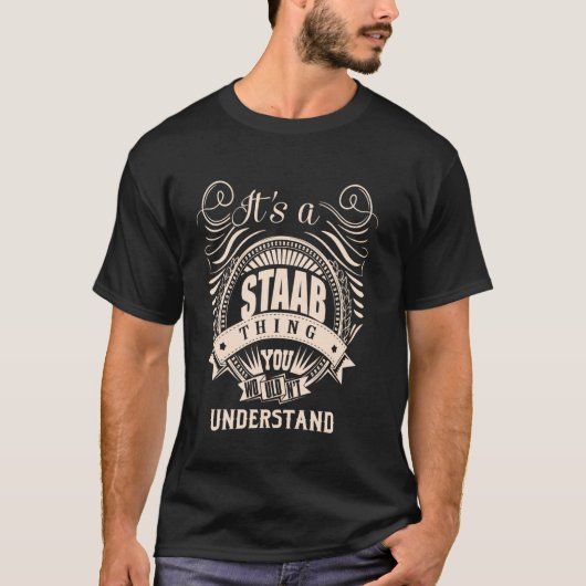 T-shirt C'est un cadeau de choses STAAB (Devant)