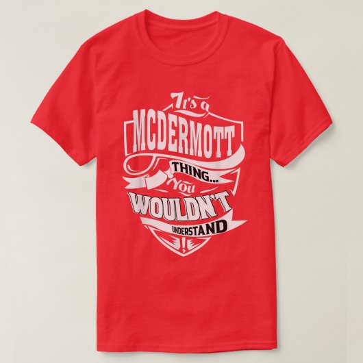 T-shirt C'est un cadeau de MCDERMOTT  (Design devant)