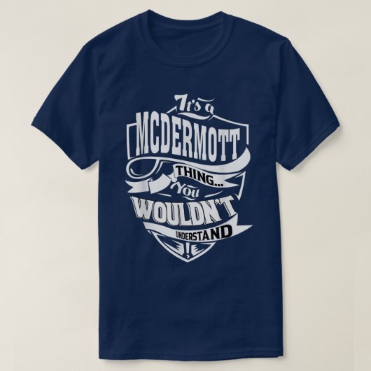 T-shirt C'est un cadeau de MCDERMOTT (Design devant)