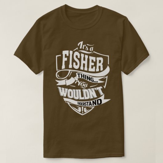 T-shirt C'est un cadeau de pêche (Design devant)