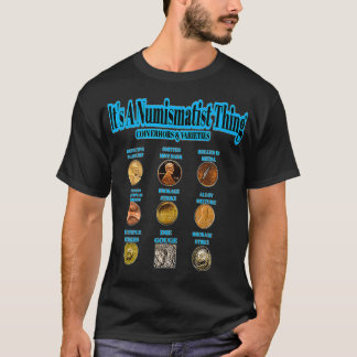 T-shirt C'Est Un Chiffre Numismatique Pièce Collector Erre