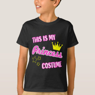 T-shirt C'est un costume de princesse drôle Halloween enfa