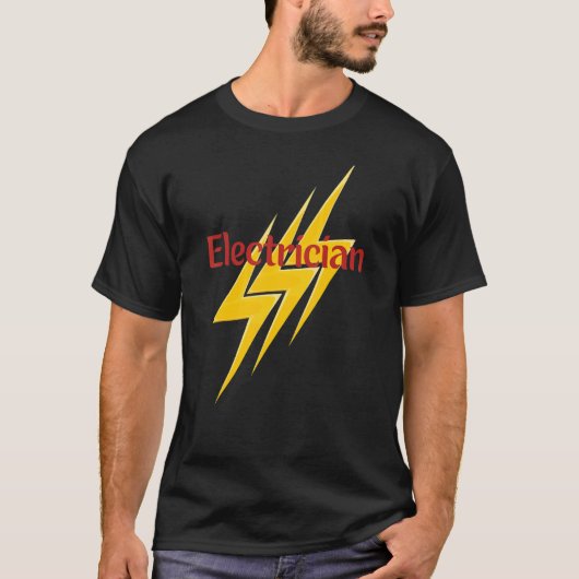 T-shirt C'est un électricien #3 (Devant)