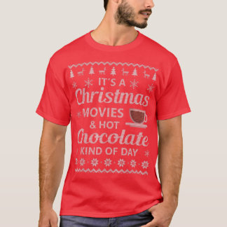 T-shirt C'Est Un Film De Noël Chocolat Vilain Vilain Noël