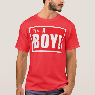 T-shirt C'est un garçon Genre Révéler Garçon Bébé Naissanc