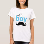 T-shirt C'est un garçon Mustache Baby shower Maternité T C<br><div class="desc">Oh Boy Mustache Baby shower Maternité Tee - shirt L'illustration adorable d'une moustache. Ce sera grand comme un cadeau de baby shower.</div>