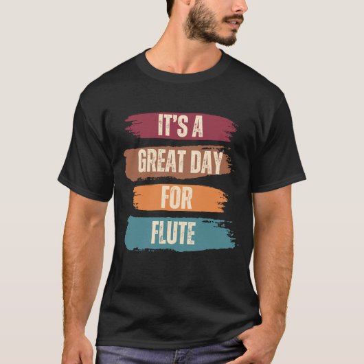 T-shirt C'est un grand jour pour la Flûte (Devant)