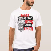 T-shirt C'est un grand jour pour lire des livres interdits (Devant)