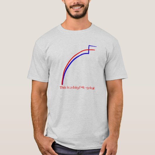 T-shirt C'est un gros problème... (Devant)