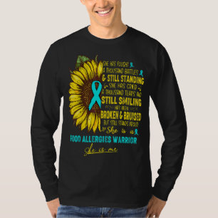 T-shirt C'Est Un Guerrier D'Allergies Alimentaires Elle Es