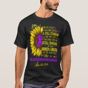 T-shirt C'Est Un Guerrier De Dégénération Maculaire Elle E