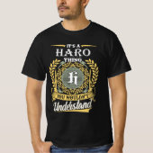 T-shirt C'est un Haro que tu ne pouvais pas comprendre (Devant)