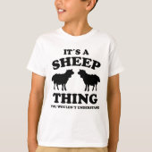 T-shirt C'Est Un Mouton Design Sheeps Lamb Farmer Cadeau (Devant)