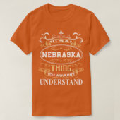 T-shirt C'Est Un Nebraska Que Vous Ne Comprendriez Pas (Design devant)