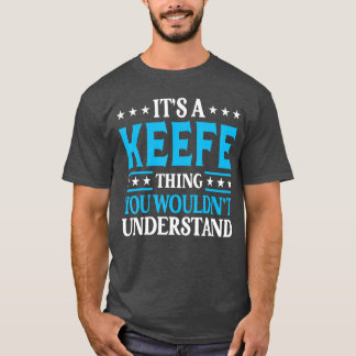 T-shirt C'est un nom de famille Keefehing Funnyeam Nom de