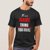 T-shirt C'est un nom que vous ne comprendriez pas (Devant)