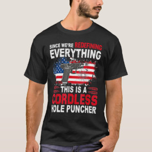 T-shirt C'est un pointeur de trou sans cordures - Nous red