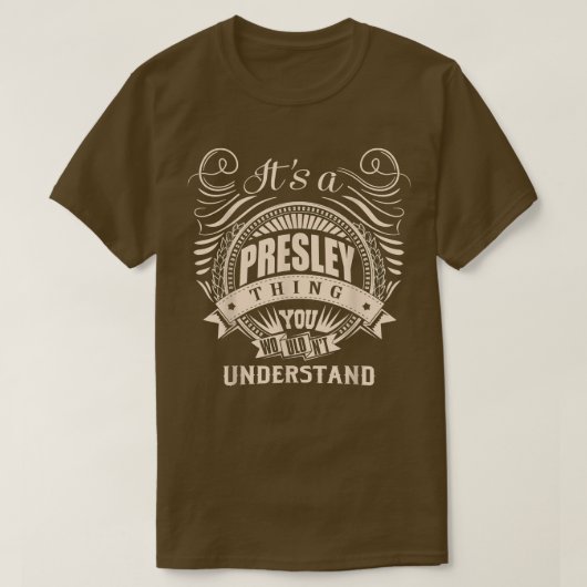T-shirt C'est un Presley. (Design devant)
