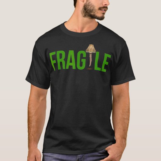 T-shirt C'Est Un Prix Majeur Funny Christmas Fragile Leg ( (Devant)