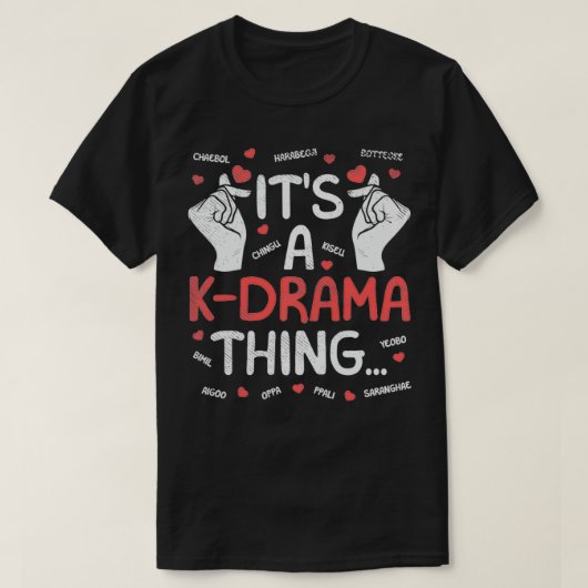 T-shirt C'est un pull KDrama  (Design devant)