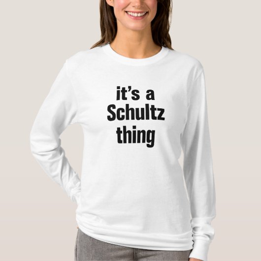 T-shirt c'est un schultz (Devant)
