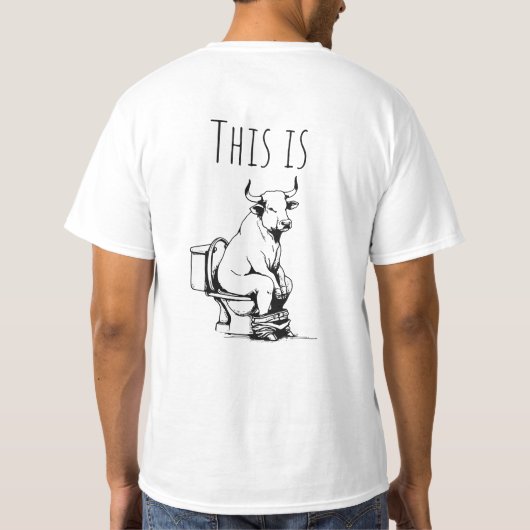 T-shirt C'est un taureau (Dos)