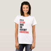 T-shirt C'est un Taylor que vous ne comprendriez pas (Devant entier)