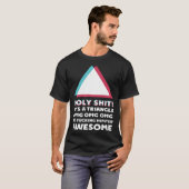 T-shirt C'est un triangle OMC Humour Sassy hipster (Devant entier)