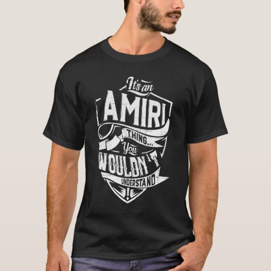 T-shirt C'est un truc d'Amiri, tu ne comprendrais pas (Devant)