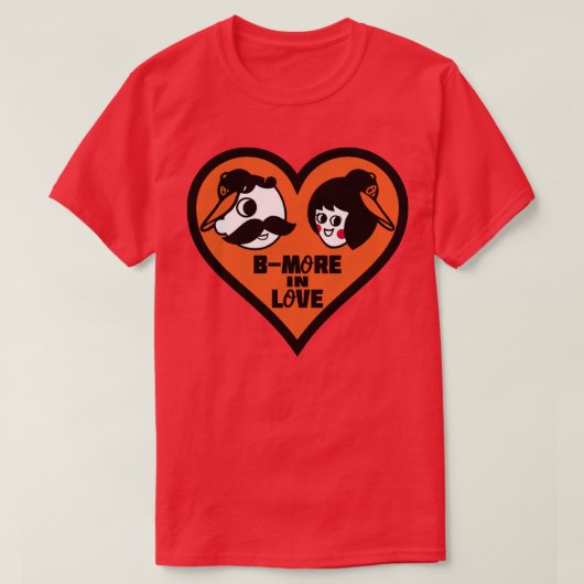 T-shirt C'est un truc d'amour Baltimore (Design devant)