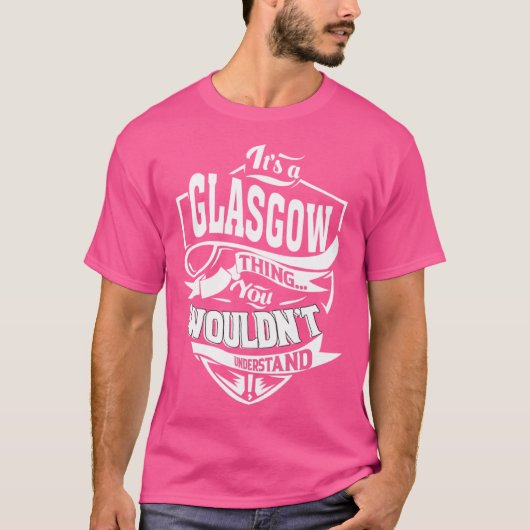 T-shirt C'est un truc GLASGOW (Devant)
