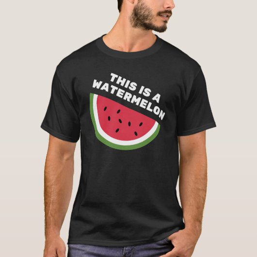 T-SHIRT C'EST UN WATERMELON (Devant)