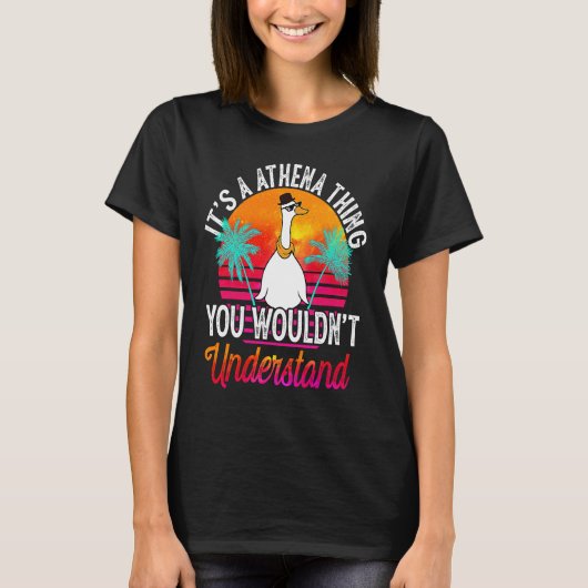 T-shirt C'est une affaire d'Athéna que vous ne comprendrie (Devant)
