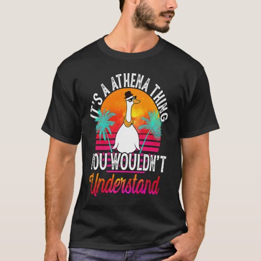T-shirt C'est une affaire d'Athéna que vous ne comprendrie (Devant)