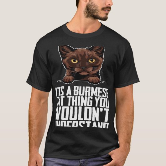 T-shirt C'est une affaire de chat birman que vous ne compr (Devant)