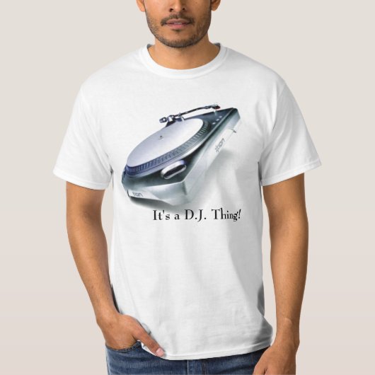 T-shirt C'est une affaire de D.J.! (Devant)