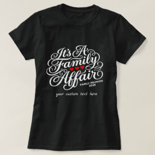 T-shirt C'est une affaire de famille Réunion personnalisée