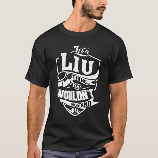 T-shirt C'est une affaire de Liu (Devant)