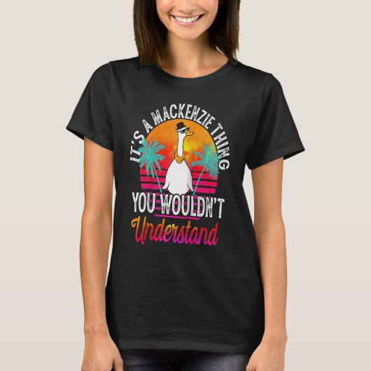 T-shirt C'est une affaire de Mackenzie que vous ne compren (Devant)