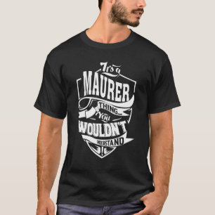 T-shirt C'est une affaire de Maurer