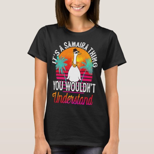 T-shirt C'est une affaire de Samaira que vous ne comprendr (Devant)