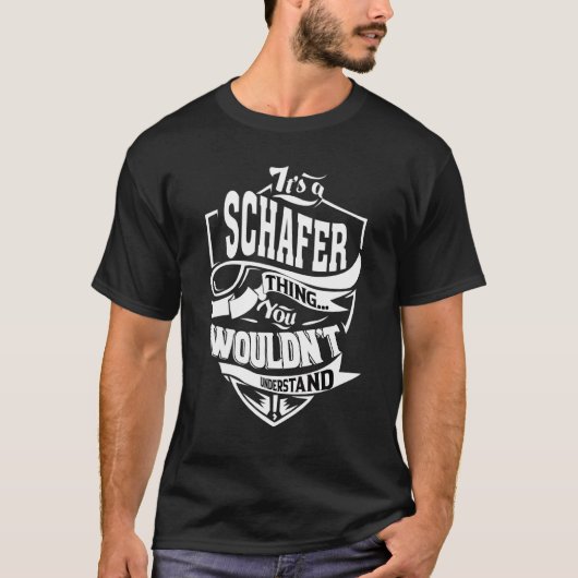 T-shirt C'est une affaire de Schafer (Devant)