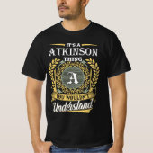 T-shirt C'est une Atkinson que vous ne comprendriez pas (Devant)