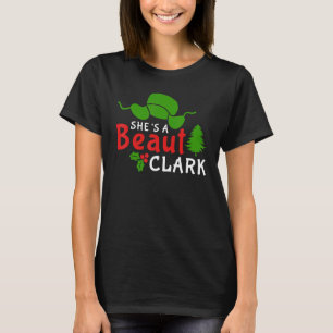 T-shirt C'Est Une Beaut Clark Mauvaise Noël Bonne Famille