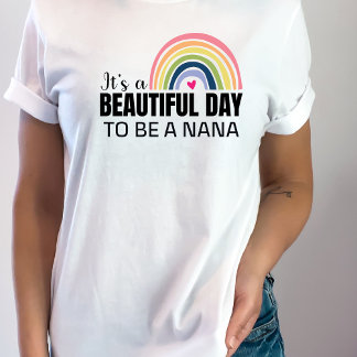 T-shirt C'est une belle journée Nana Grossesse Annouement